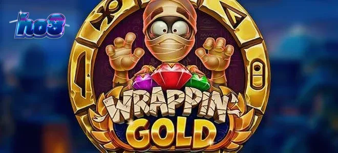 Tampilan visual slot bertema firaun Wrappin Gold